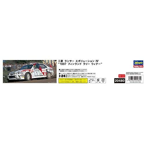 Mitsubishi Lancer Evo IV Rally Modell - Hasegawa Bausatz 1:24 Finland Rally 1997