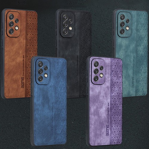 For Samsung S24 Ultra S23FE S22 A54 A34 A14 Shockproof Leather Hybrid Case Cover - Zdjęcie 5 z 17