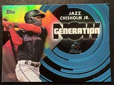 2022 Topps Series 1 - Generation Now Blue #GN-18 Jazz Chisholm