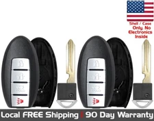 2x New Replacement Proximity Key Fob SHELL / CASE For Select Nissan Infiniti