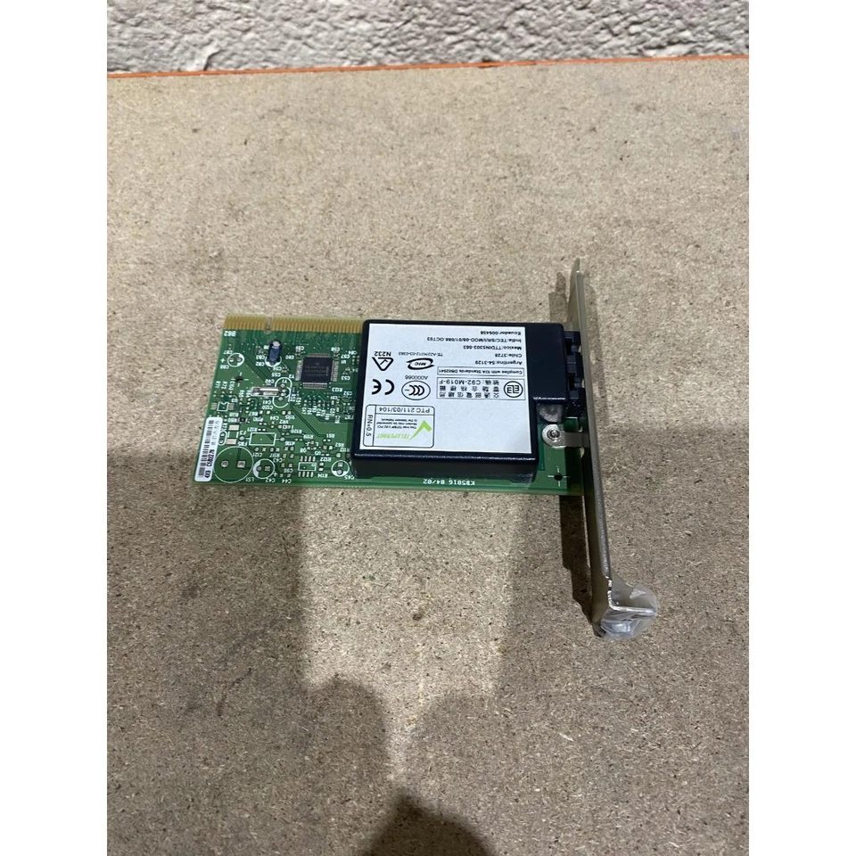 Telepermit PTC 211/03/104 Internal PCI Modem Card Green 2x Ethernet Port for PC - Image 3 of 4