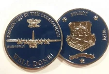 USAF 165th AIRLIFT WING "FLY FIGHT WIN" Commander's Challenge Coin "Well Done!"