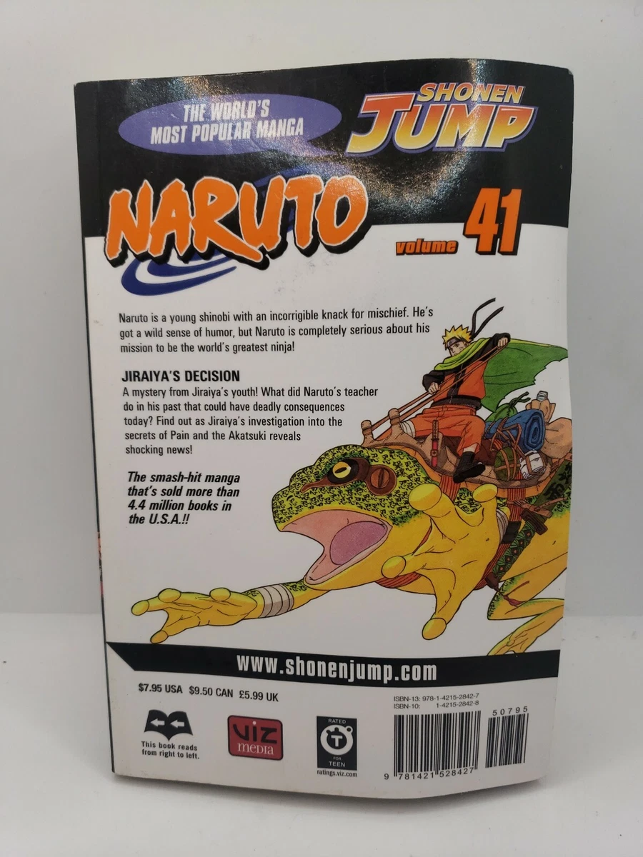 Livro Naruto 41: A escolha de Jiraya de Masashi Kishimoto