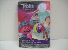 Inflatable Beach Ball Trolls World Tour - New/Sealed