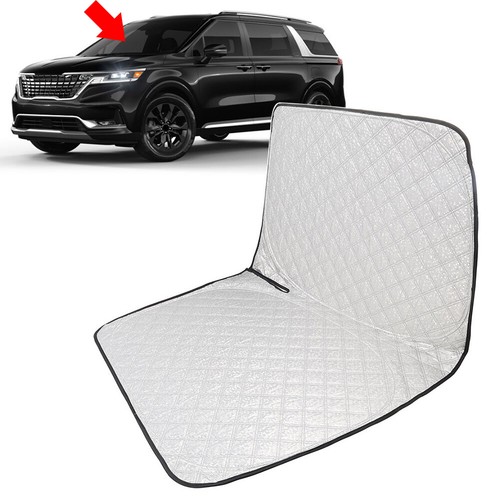 Car Foldable Windshield Sun Shade Visor Protector Custom For Kia Carnival 22-25