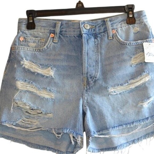 FREE PEOPLE WOMEN'S MAGGIE KISS ME DISTRESSED SHORTS, NWT $68 - Picture 4 of 7