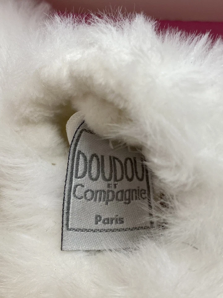 Doudou et Compagnie Paris Bunny Slippers Pink 0-6 Months Baby Girl New Boxed - Image 4 of 4