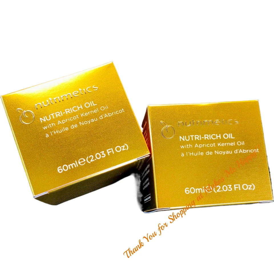 🌟 2 Pack 🌟 Nutri-Rich Oil with apricot kernel Oil • 2 x 60ml Jar • RRP $160 - image 2 of 4