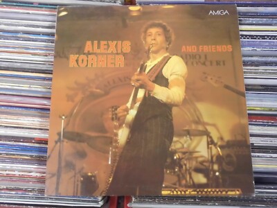 ALEXIS KORNER DDR AMIGA LP: AND FRIENDS (855873;LABEL BLAU)