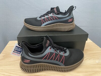 Skechers Men s Bobs Geo Shoes Sz 11.5 Vegan Washable Memory Foam