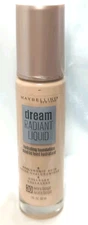 Maybelline Dream Radiant Liquid Foundation #30 Ivory Beige 1 Oz Hydrating Sealed