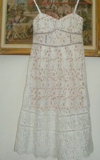 Lulus White Lacey Sz 6-8 (see measurements)  Summer Dress Women's Clothing