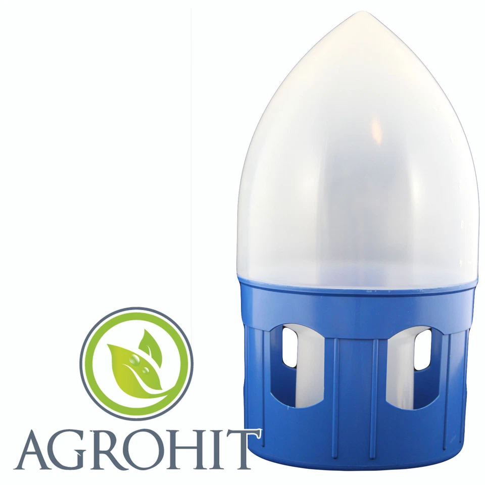 Taubentränke 5l mit Tragring PVC Brieftauben-Tränke, Blau,Geflügeltränke 5 l - Bild 4 von 4