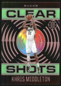 2020 Panini Illusions Basketball Emerald Khris Middleton #18