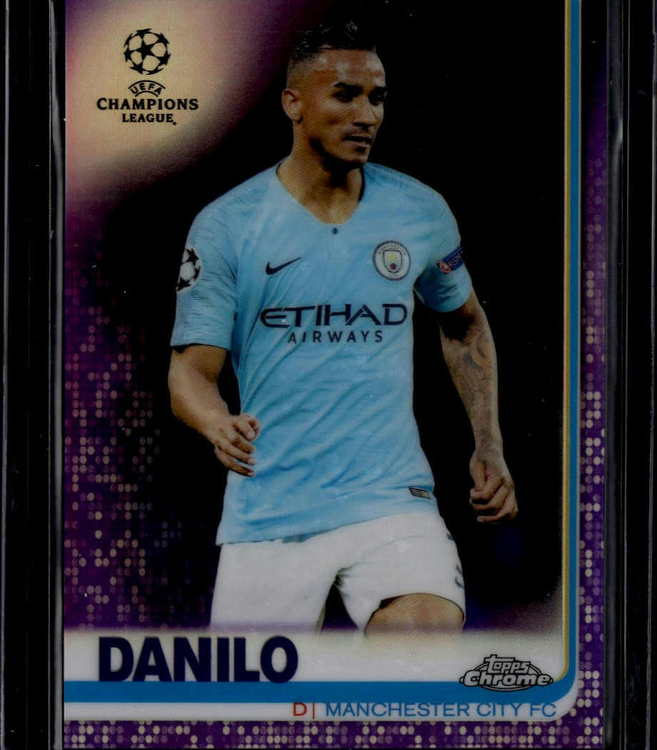 2018-19 Topps Chrome UEFA Champions League #29 Danilo Purple Refractors #/250