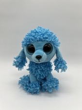 Ty Beanie Boos Mandy Blue Poodle Dog Puppy Plush Stuffed Animal Toy 2017