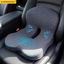 Car Memory Foam Lumbar Support Pillow Seat Cu...