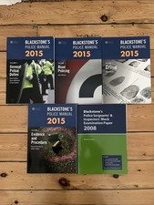Blackstones Police Manuals 2015 Volumes 1, 2, 3, 4 and Mock Exam Paper 2008