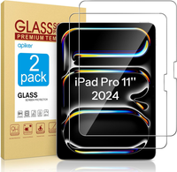 Apiker FüR Ipad Pro 11 Zoll M4 (2024) Panzer Schutz Glas, 9H HäRte Folie Kompati