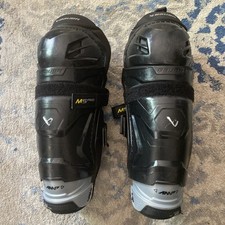 New Bauer Supreme Ice Hockey Roller M3 Senior Shin Guards Pads Senior Size 11”