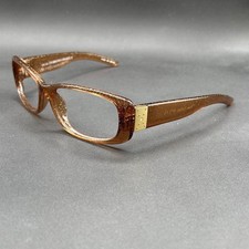 Joan Collins 9977 Eyeglasses/Sunglasses Frame Brown Sparkle 54-16-130 Used