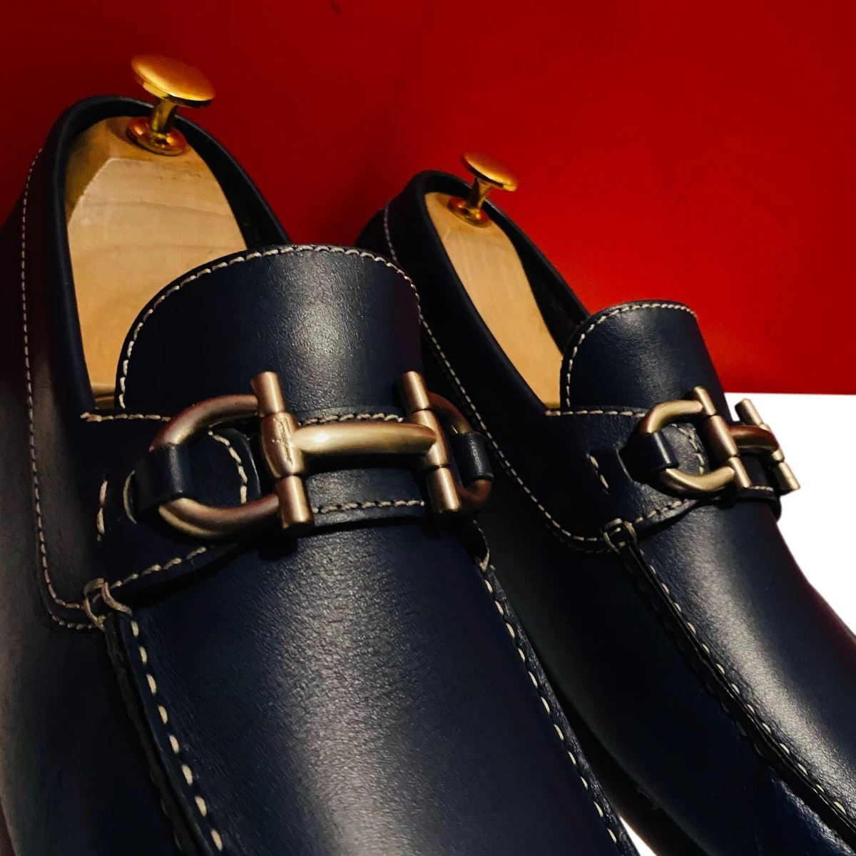 25+ Salvatore Ferragamo Blue EE Dress Shoes for Men for sale 