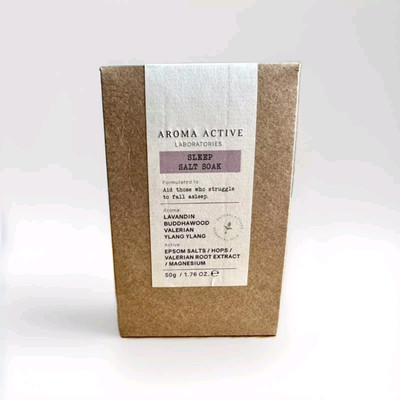 Aroma Active Laboratories  Sleep Salt Soak  50g Badezusatz zur   Einschlafhilfe 
