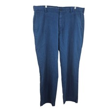 Brooks Brothers Clark Dress Pants 40x32 Navy Blue Supima Cotton