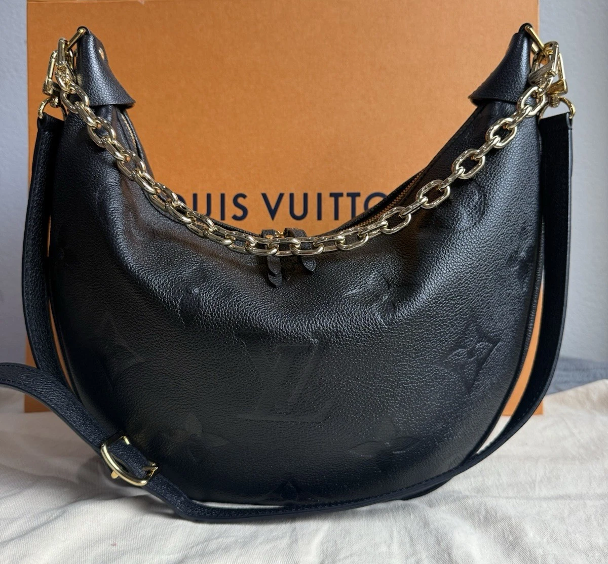 バッグ Louis Vuitton Monogram Hobo Bag Louis Vuitton Hobo Bags Black Bags & Handbags for Women for sale