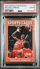 143133357 Michael Jordan 1991 Sports Cards News #2 PSA 6