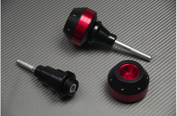 Roulettes de protection de haute précision rouge pour KAWASAKI ZX-10R