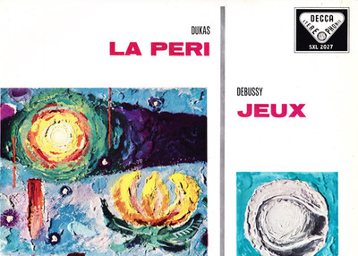 SXL 2027 WBG ED1 UK - DUKAS - LA PERI / DEBUSSY - JEUX, DANSE - ANSERMET BBB NM