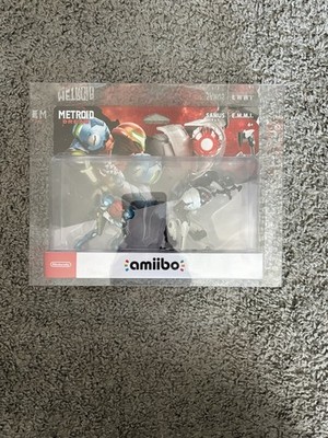 Nintendo amiibo Metroid Dread - Samus and E.M.M.I. Figures (2 Pack Set)