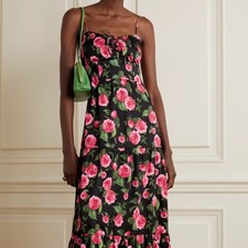 Alice + Olivia Chantay Floral Maxi Dress Cheri Floral