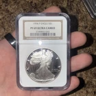 1994-P American Silver Eagle - NGC PF69 Ultra Cameo - ✪COINGIANTS✪