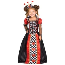 Women's Queen of Hearts Costume InCharacter Cosplay Halloween Fancy Dress