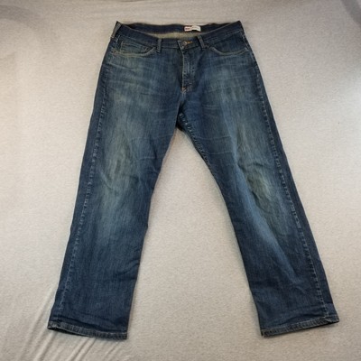 Wrangler Jeans Men's Sz34x30 VTG Relaxed Fit 99%Cotton DarkWash Normcore Durable