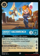 Gadget Hackwrench - Brilliant Bosun Lorcana TCG 6 - 140/204 Normal
