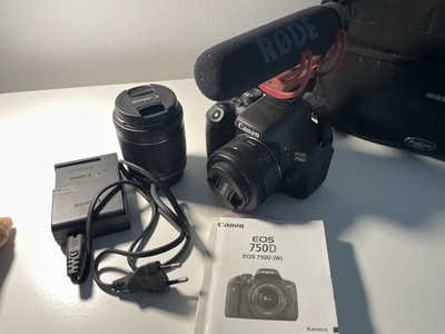   Canon EOS 750D + Zubehörpaket   Wie neu! Nur einmal benutzt!