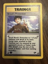 Brock's Protection 101/132 Unlimited Gym Challenge Pokemon LP on eBay
