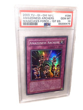 Yugioh Amazoness Archers 1st Ed. Magician Force 2003 Psa 10 MFC-096 Low Pop Rare