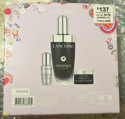 Lancome x Barbara Cox Genifique Ultimate (full sz) plus 2 travel