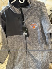 Antigua New York Knicks Gray Black Jacket Size S NBA Basketball EUC