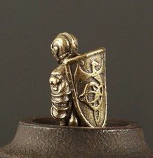 Brass Knife Bead Pendant Paracord Bead Vintage Knight Knife Lanyard Bead