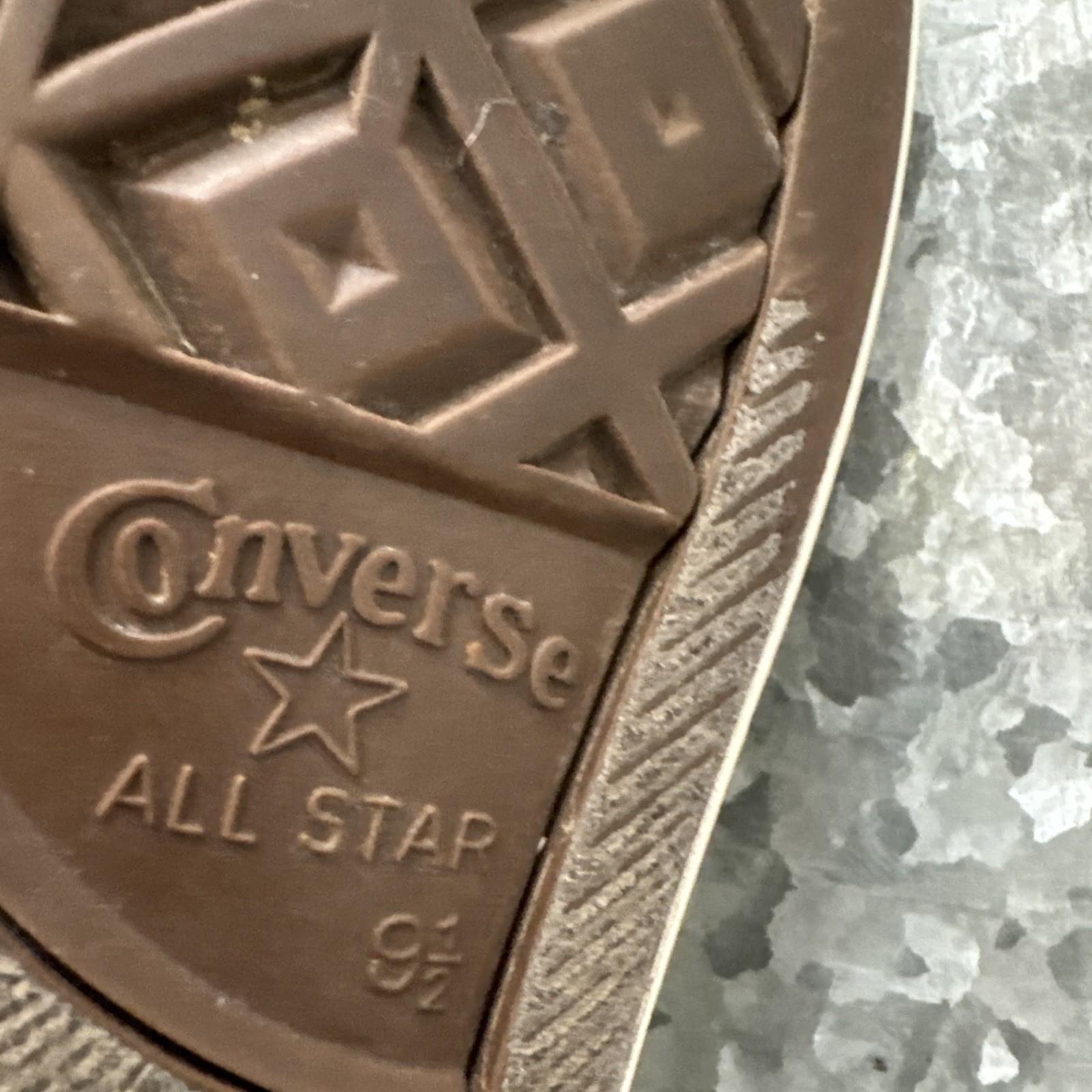 Men's Converse Chuck Taylor All Star Black size 9.5 pre owned retro unisex thumbnail 7