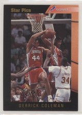 1991 Star Pics Medallion Derrick Coleman #2 xm0
