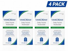 4 Pack Vanicream Daily Facial Moisturizer 3 oz Ceramides & Hyaluronic Acid NEW