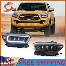 Led Headlights For 2016-2023 Toyota Tacoma Wsequential Signal Left Right Led Headlights For 2016-2023 Toyota Tacoma Wsequential Signal Left Right