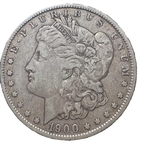 1900‑O Morgan Silver Dollar • O Mint • 90% Silver VF