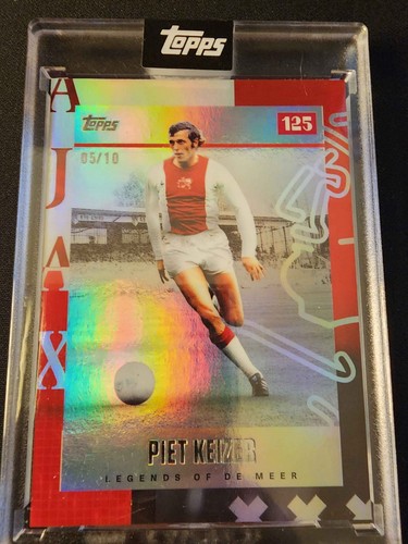 Piet Keizer 5/10 Topps Ajax 125th Anniversary Set